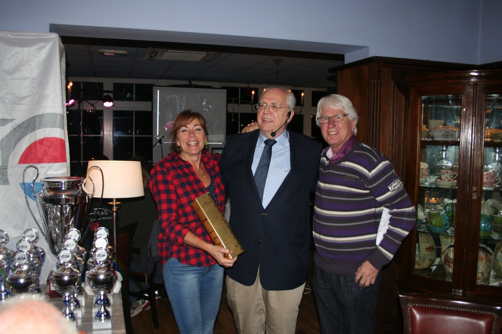 Winnaars 'Rondje van de Voorzitter' Frans en Mieke van Bueren