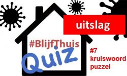 Uitslag thuisquiz #7: kruiswoordpuzzel en tussenstand klassement