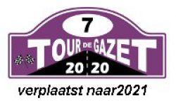 Ook Tour de Gazet uitgesteld naar 2021